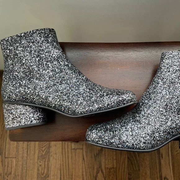 Marc Jacobs size 40 Sparkle Ankle Boots - Picture 1 of 7